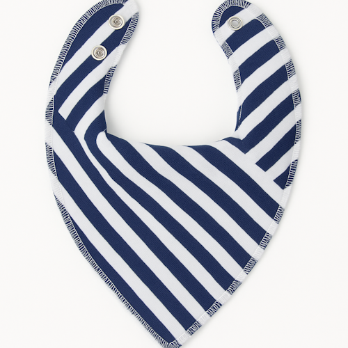 Navy Blue Stripes DryBib Bandana