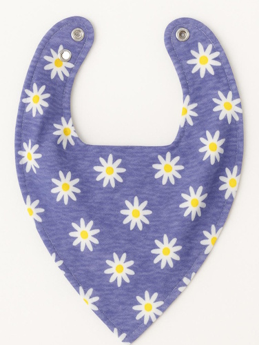 Daisies on Denim DryBib Bandana