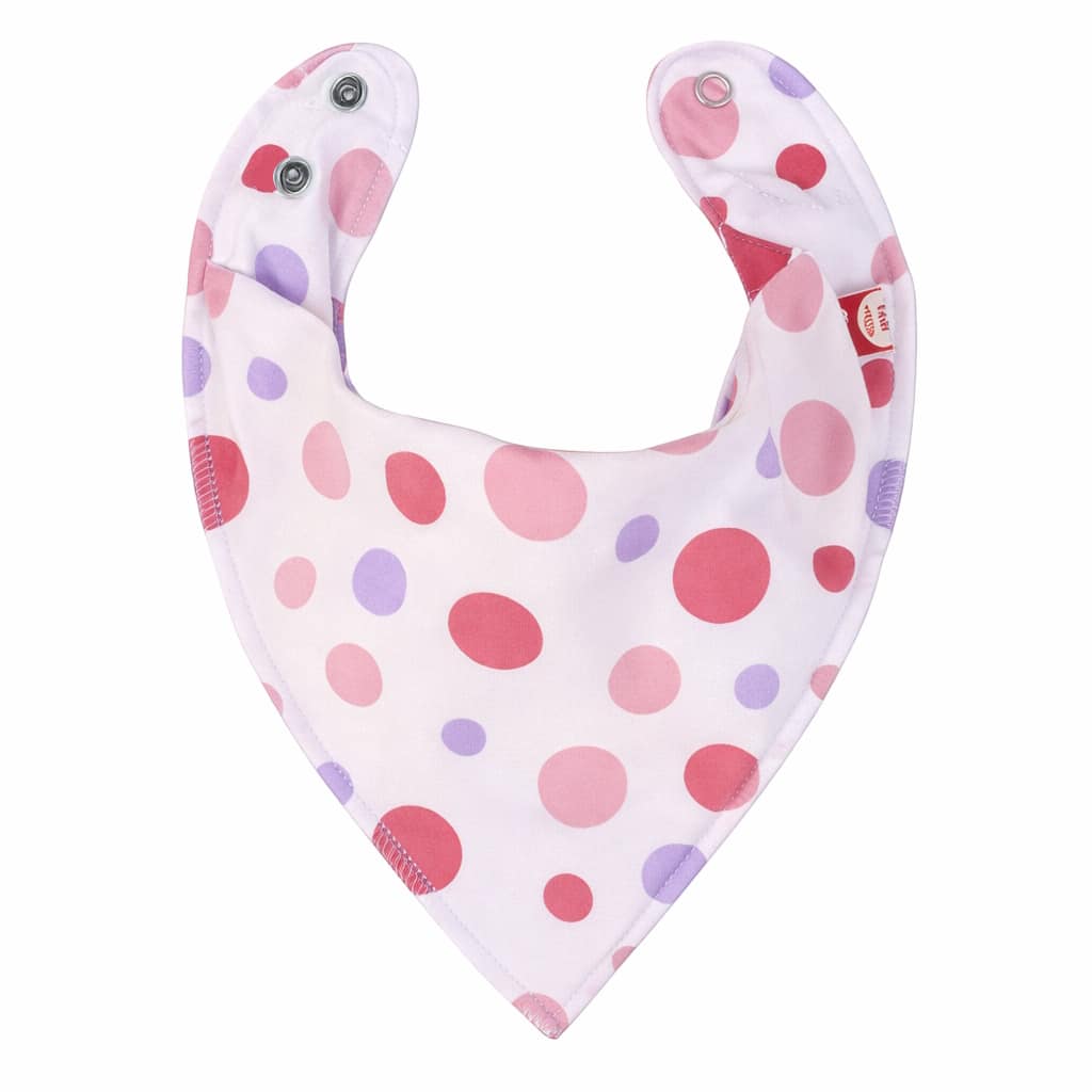 Pink Spots DryBib Bandana