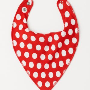Red Polka DryBib Bandana