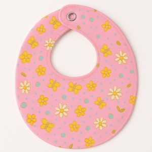 classic summer flower bib